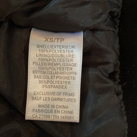 ARDENE Black Bomber Jacket. Size XS - Picture 11 of 11